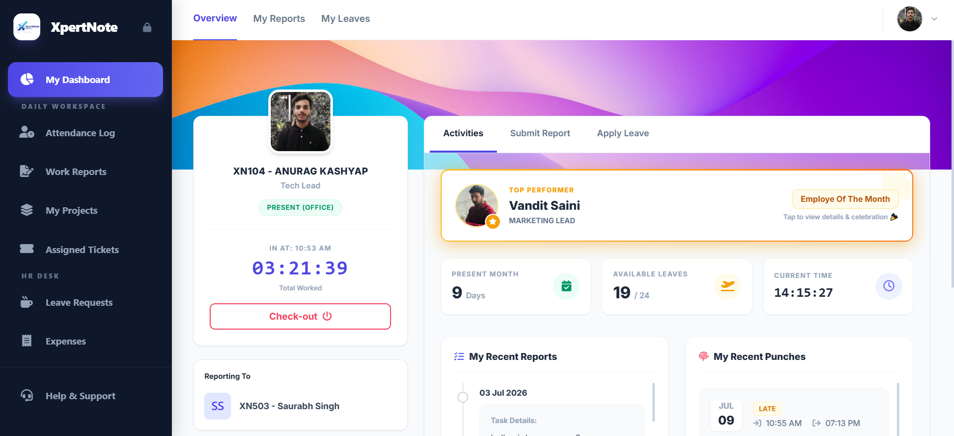 Reports & Analytics Screenshot